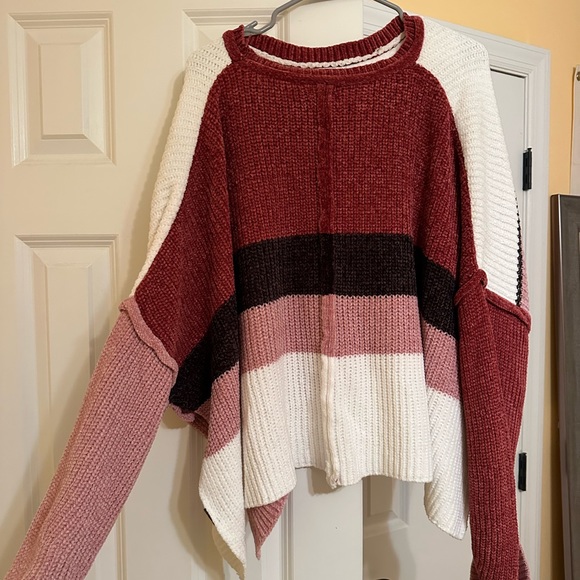 Chenille high low sweater - Picture 2 of 3